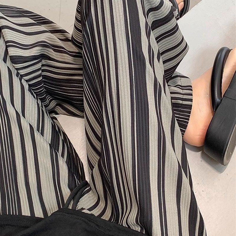 孕妇冰丝阔腿裤夏季薄款外穿垂感宽松黑白条纹休闲直筒拖地长裤夏,孕妇装/孕产妇用品/营养,孕妇休闲裤,淘宝优惠券,粉丝福利购,淘宝优惠卷