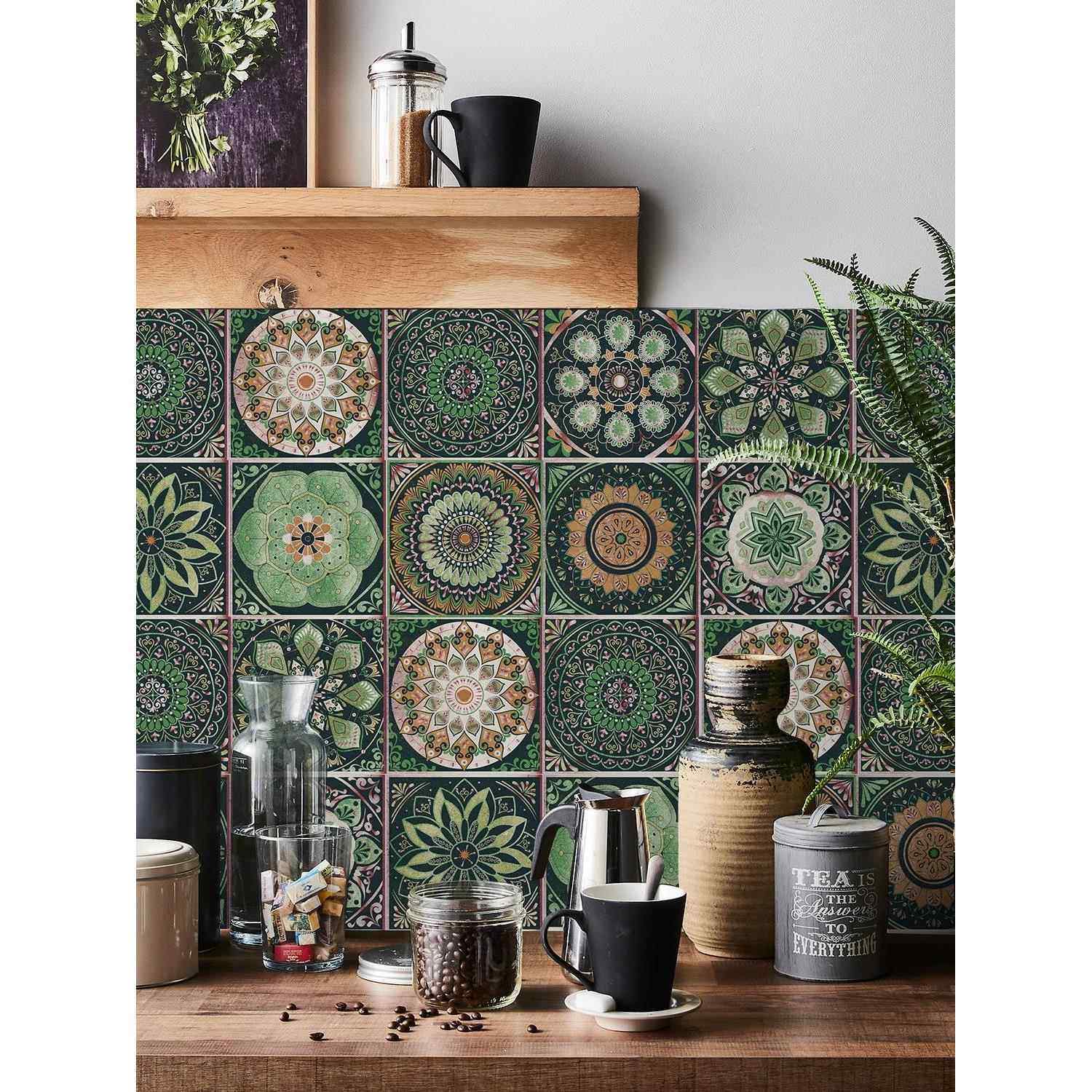 厨房防水防油耐高温卫生间防潮遮丑补洞自粘瓷砖贴纸平面装饰墙贴,家居饰品,软装墙贴,淘宝优惠券,粉丝福利购,淘宝优惠卷