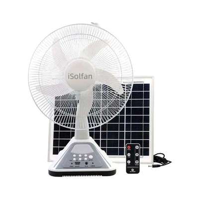 iSolfan Energy saving large capacity battery solar fan