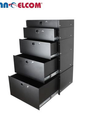 Penn Elcom 番尔康 3232LK 19英寸机柜抽屉 2U 带锁抽屉钢制喷涂
