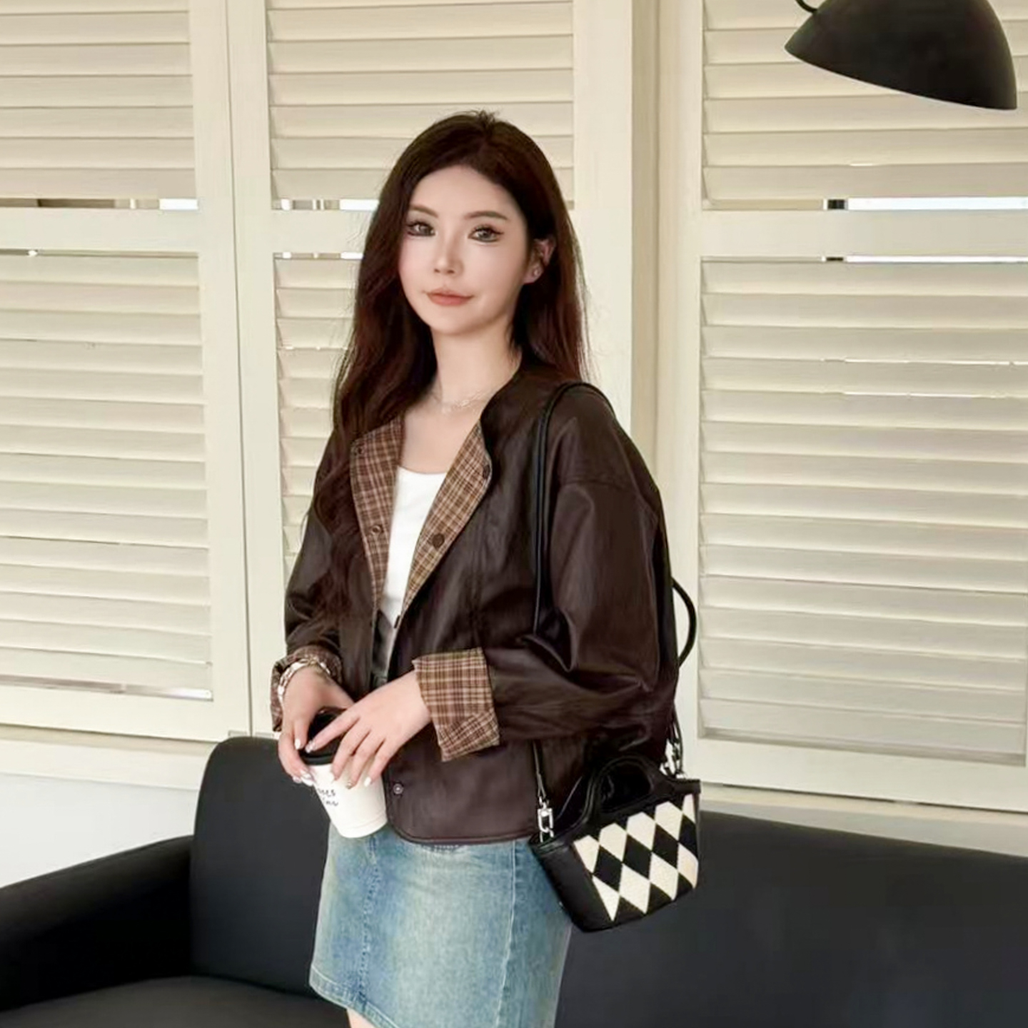 双面穿皮衣外套女2025秋季新款