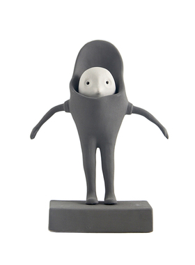 现代简约卡通抽象人物陶瓷摆件家居样板间儿童房酒店客.厅玄关装