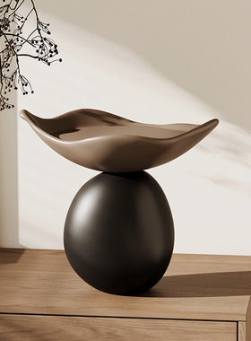 中古风入户钥匙收纳摆件高级感客厅玄关柜时来运转U装饰品乔迁礼