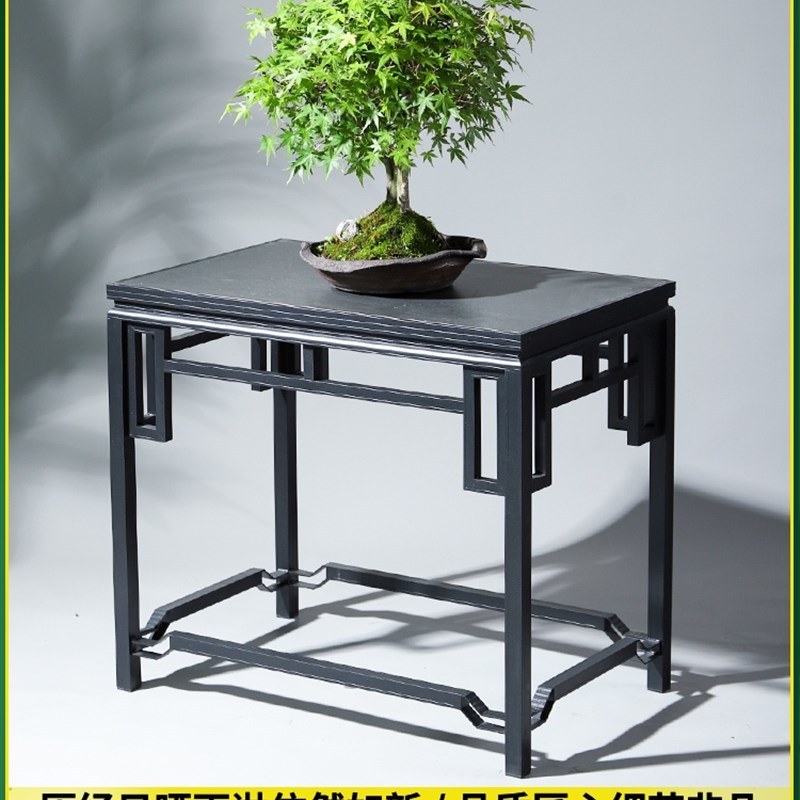 物架置落地式客厅可架子花盆铝材新款架子几架移动花W架阳台单层