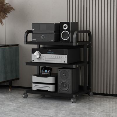 收纳多层功放机架胆机支s架设备功放机柜专业音响柜调音台移动架