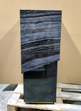 新中式大理石雕塑台摆件r底座别墅玄关落地装饰工艺品摆台基座定