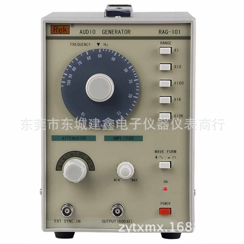 REK美瑞克RAG-101低频信号发生器可产生10 Hz-1 MHz信号源