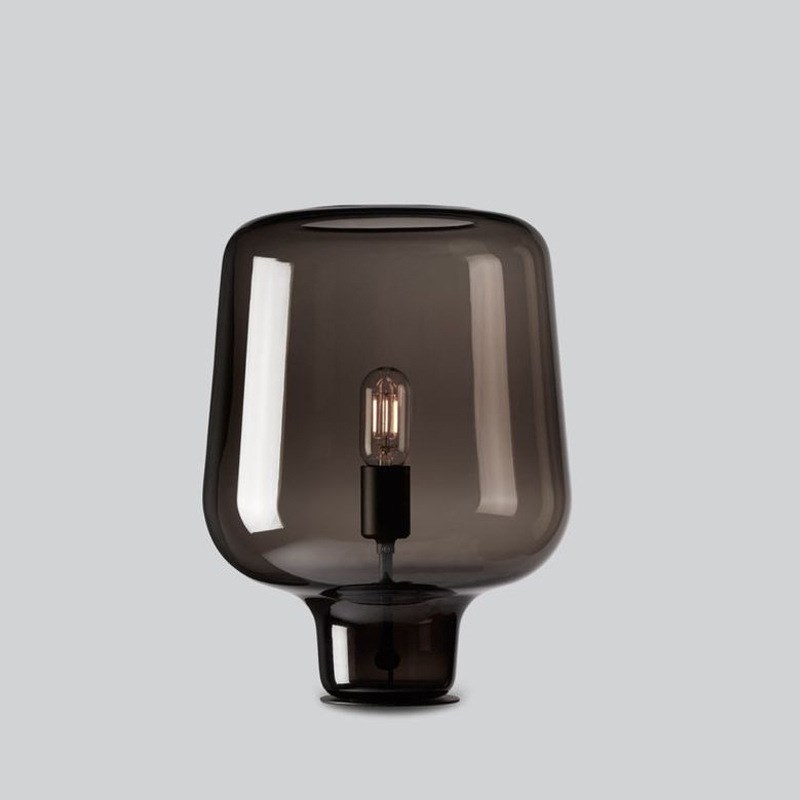 卧室床头创意个性客厅北欧立式灯后现代简约风格装饰玻.璃艺术台