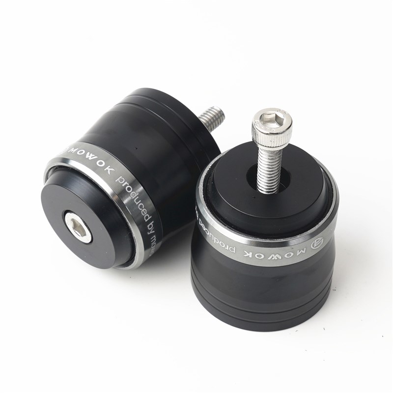 适用电动机车极核AE7 Pro vAE8 S+6改装不锈钢加重防震手把头堵车