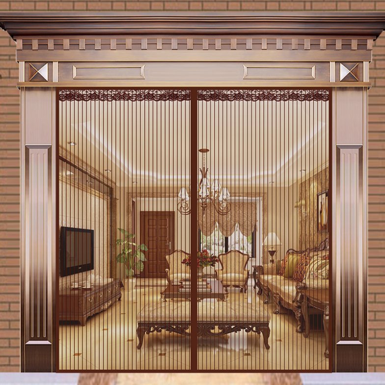 室内网纱家用大门防蚊门帘沙门遮A磁铁防蝇纱窗自粘入户门透风夏