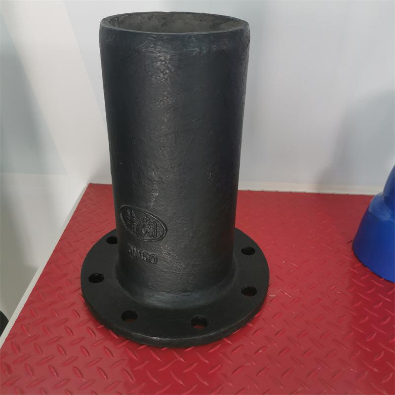 双盘法兰球墨铸铁管配件双盘法兰铸铁管球墨管承口插口弯头