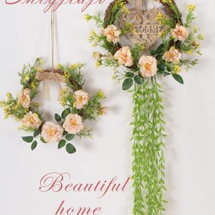 墙面装饰品花环挂件门饰墙壁挂花幼儿园挂饰客厅墙上卧室创意布置