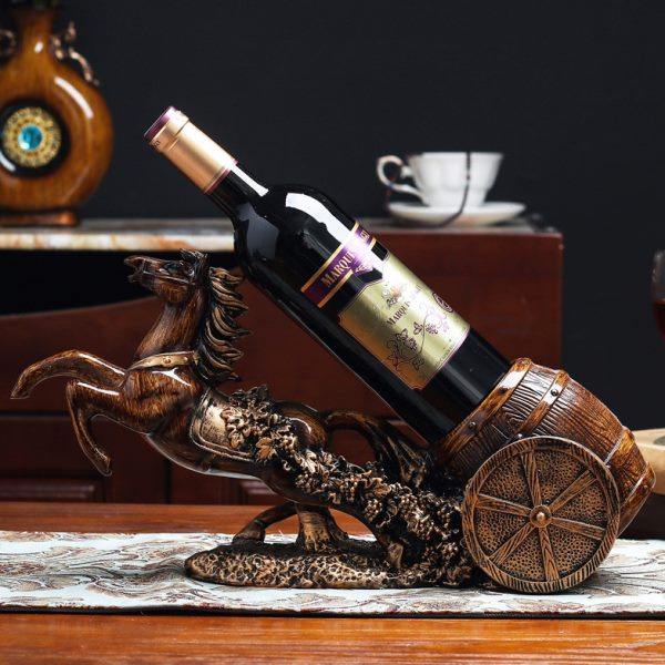 新中式轻奢高档客厅红酒红酒架红酒瓶架酒柜架子酒架斜放马车摆件,收纳整理,红酒架,淘宝优惠券,粉丝福利购,淘宝优惠卷