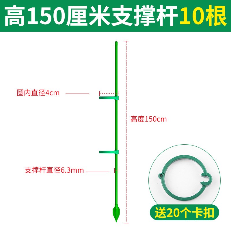 西红柿番茄辣g椒固定杆爬藤吊兰园艺花架花支撑架植物防倒伏支撑