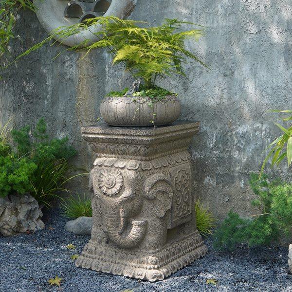 汉韵堂庭院露台花园布置石墩阳台造景摆件园林院子户外大花盆底座,家居饰品,户外/庭院摆件,淘宝优惠券,粉丝福利购,淘宝优惠卷
