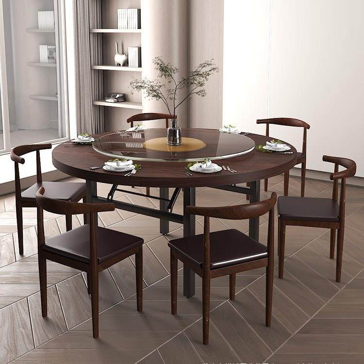 实木圆餐桌转盘小户型家用折叠饭桌大圆桌面酒店饭店餐桌商用桌子,鲜花速递/花卉仿真/绿植园艺,割草机/草坪机,淘宝优惠券,粉丝福利购,淘宝优惠卷