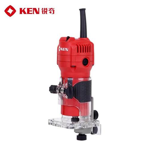 锐奇修边机3806电木铣木工铝塑板开槽机雕刻机修边倒角小锣机