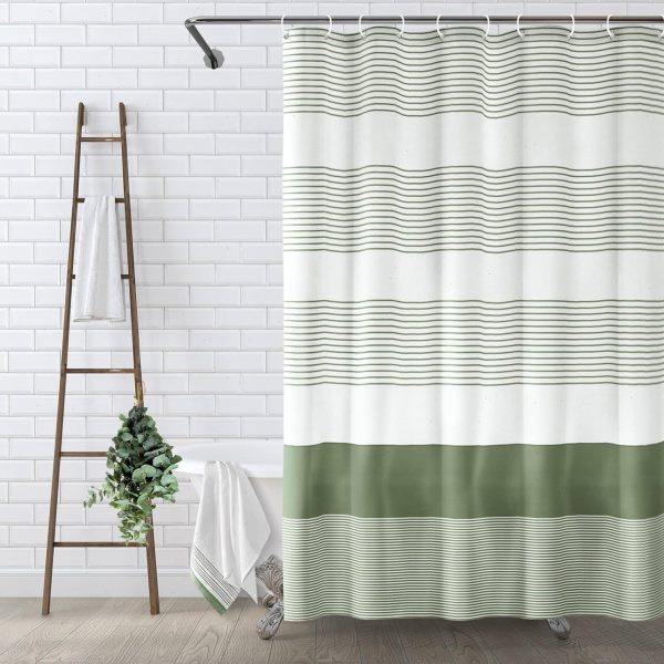 卫生间浴室浴帘隔断帘浴室帘法式复古防水防霉防水布高档挂帘,家庭/个人清洁工具,浴帘,淘宝优惠券,粉丝福利购,淘宝优惠卷