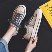 厚底帆布嚡女嚡百搭小白嚡休闲板嚡 潮款 强推自留 经典