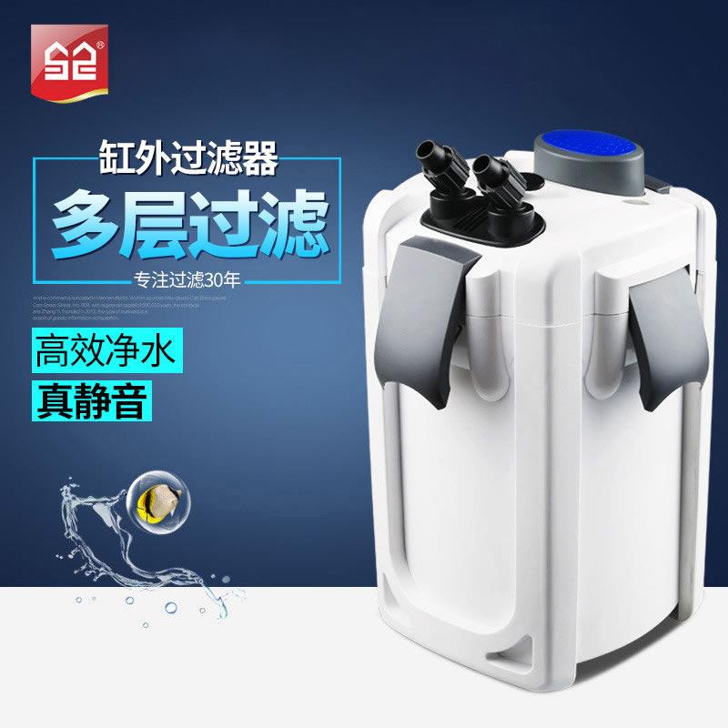 鱼缸过滤桶 水族箱外置过滤器 鱼缸用过滤机过滤器材HW-702A