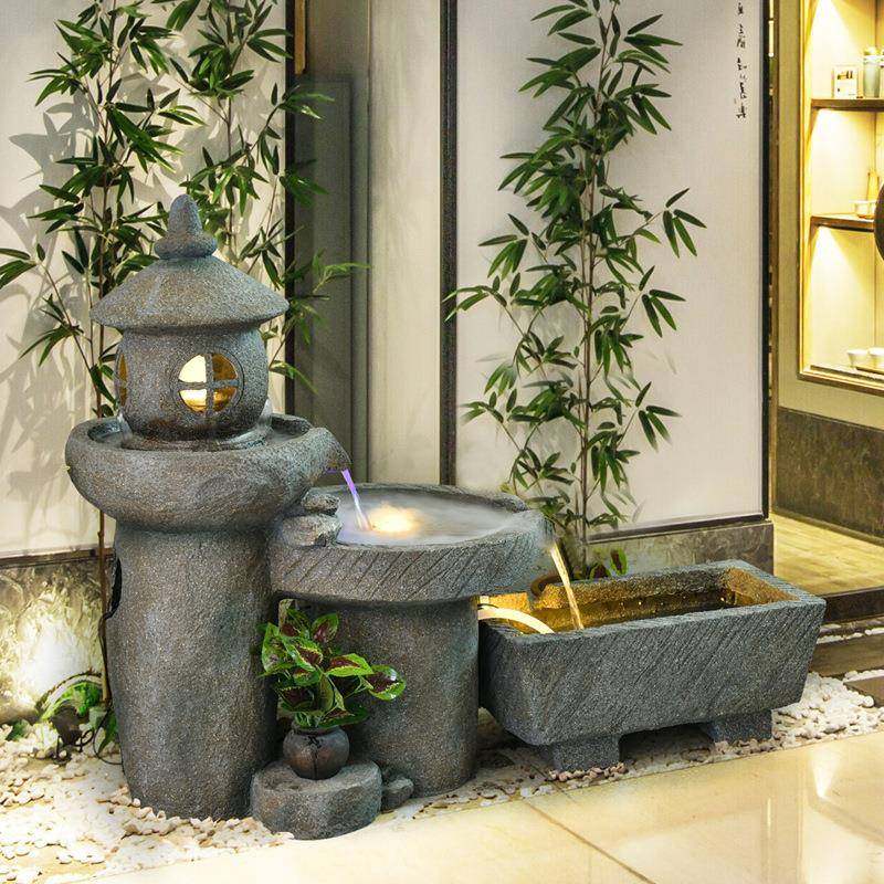 假山流水喷泉摆件庭院水景阳台鱼池室内景观造景玄关露台花园布置,鲜花速递/花卉仿真/绿植园艺,割草机/草坪机,淘宝优惠券,粉丝福利购,淘宝优惠卷