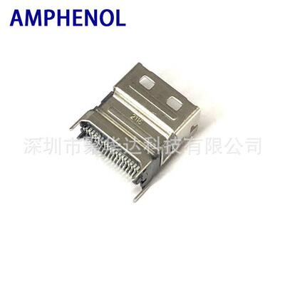 Amphenol安费诺 U10-DH38-24002T Slim SAS 4i 38P V/T 连接器