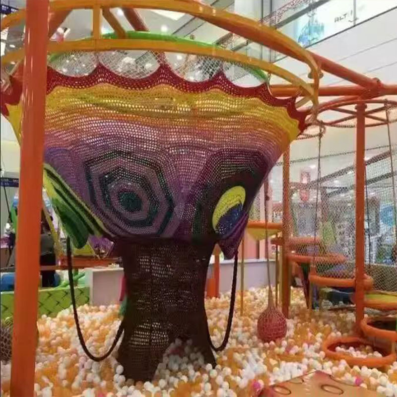 户外景区攀爬拓展绳o网游乐园防护网拓展训练幼儿园安全防坠网