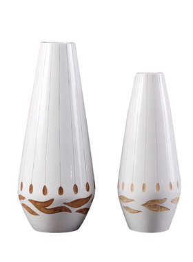 现代家居客厅电视柜装饰品花瓶样板房间J酒店简约树脂花器工艺摆