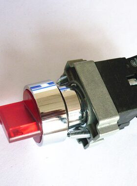 按钮开关XB2-BK124 带灯选择开关旋钮开关2位22MM1常闭上海淳博