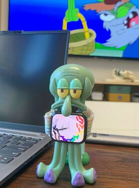 章鱼哥桌面摆件客厅电视柜玄关摆设可爱搞怪送礼树脂家Z居艺术装