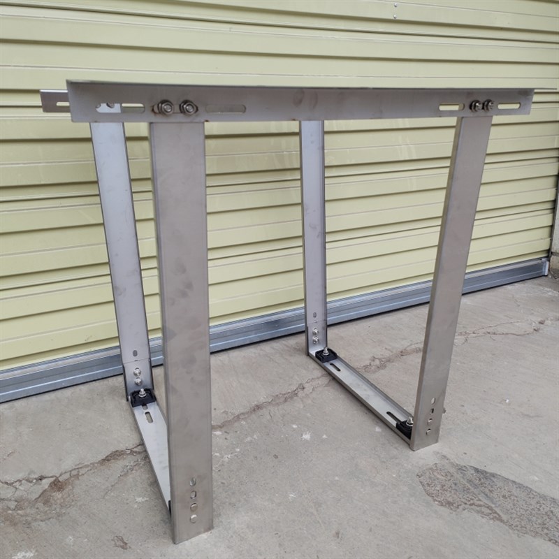 家用加厚304 不锈钢空调v吊架子外机阳台顶装挂架吊挂顶节省空间