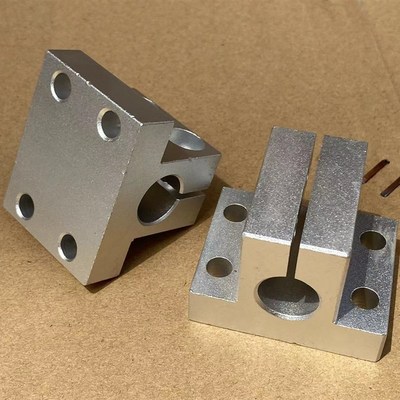 光轴固定支座侧面安装固定底座tCLTB导向轴支撑座RCJ固定支座CLTA