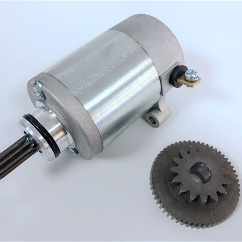 适用韵彩QS10h0T丽彩睿彩UM红宝QS125T-2-2A-4B启动马达起动电机