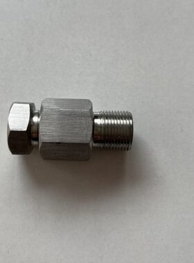 304不锈钢内外丝接头 M8x1-M14x1 组合式 内牙M8x1 外螺纹M14x1