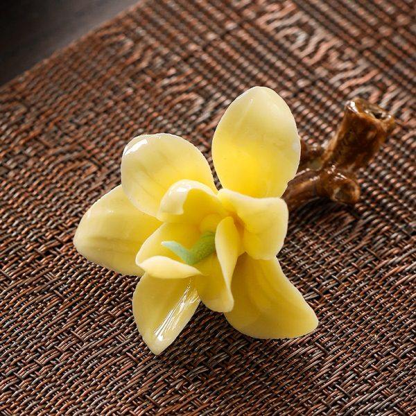 陶瓷玉兰花高端艺术香插香座线香底座香炉香盘托香器禅意家用室内,家居饰品,香托/香盘/香座/香插,淘宝优惠券,粉丝福利购,淘宝优惠卷