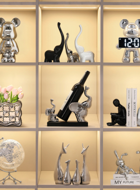 高档酒柜装d饰品摆件家居饰品轻奢客厅玄关电视柜摆设搬家乔迁礼