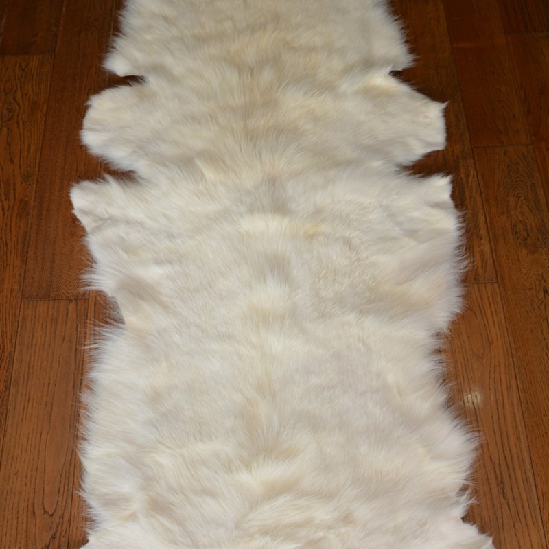 整张2拼毛皮褥子沙发垫床前毯汽车B坐垫靠垫飘窗垫椅垫户外防潮垫