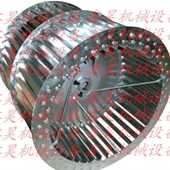 双进风机叶轮 轴孔38.1 高645 耐高温叶轮 吸塑机风机叶轮直径663