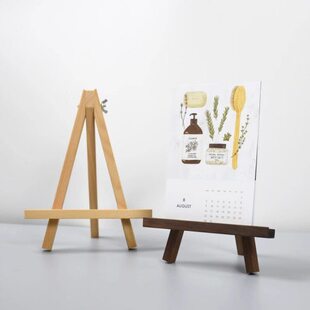 展示画架桌面台式立式木质折叠三脚桌上支架素描三角架儿童小画架