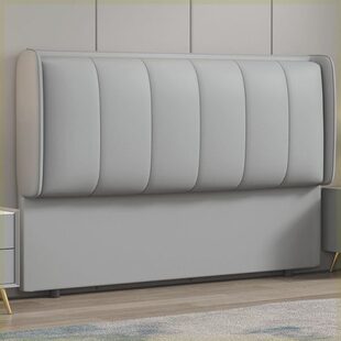 1米5床的床头靠背床头软包科技布床头新款超薄轻奢落地双人床床头