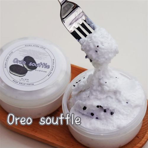 奥利奥奶油酥 雪粉泥解q压声控泥木木史莱姆slime起泡胶彩泥橡皮