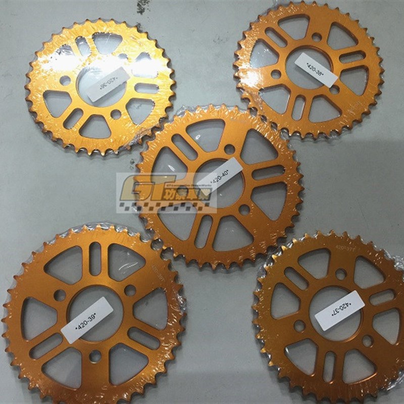 功泰 MINIGP NSR50 NSF100 420铝K合金牙盘 后牙盘 后链轮 铝合金