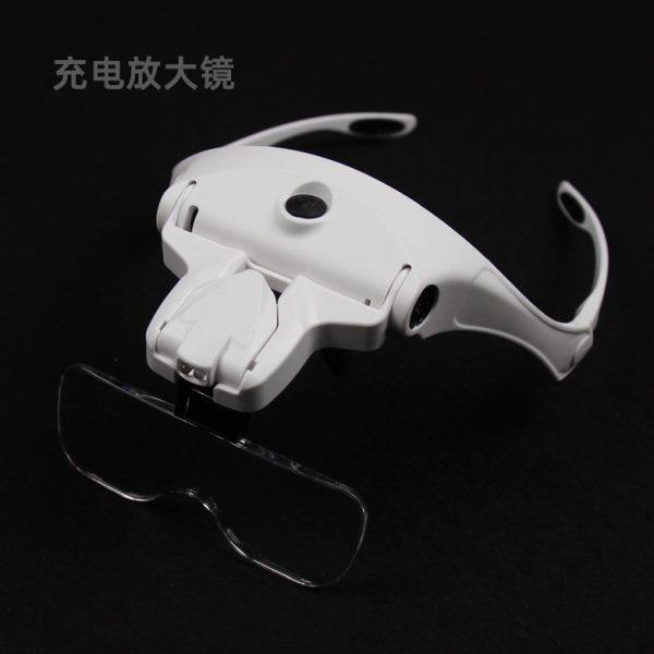 充电放大镜带灯老人阅读镜头戴式多组镜片维修雕刻专业看书读报镜,户外/登山/野营/旅行用品,放大镜,淘宝优惠券,粉丝福利购,淘宝优惠卷