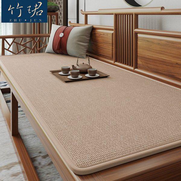 红木沙发垫四季通用防滑垫子实木罗汉床坐垫专用简约仿亚麻盖布,居家布艺,沙发垫,淘宝优惠券,粉丝福利购,淘宝优惠卷