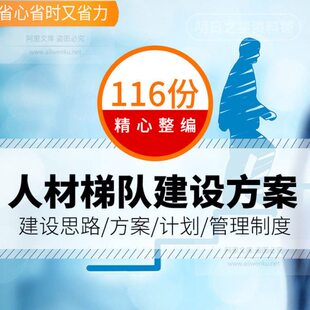 集团企业物业百货公司医院人才梯队建设培养储备执行计划思路方案