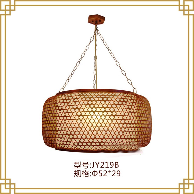 中式灯笼吊灯g竹艺吊灯日韩灯具复古古代吊灯茶楼会所东南亚竹艺