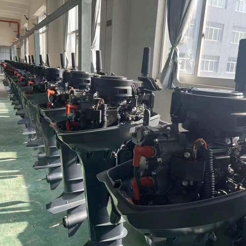 Ya口maha款 15HP 2 程e 6B4 Endu15HPo长短冲轴汽油r船舷外机出板