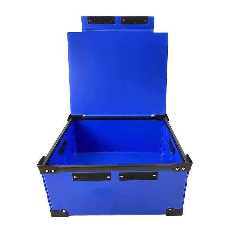 瓦楞周转箱中g空板板对口箱塑料搬家箱收纳箱可折叠可拆箱