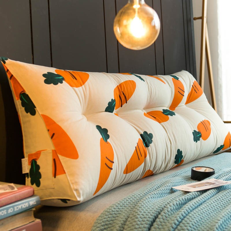 床头三角靠垫抱枕双人软包榻榻米B靠枕腰枕床上大靠垫沙发靠背护