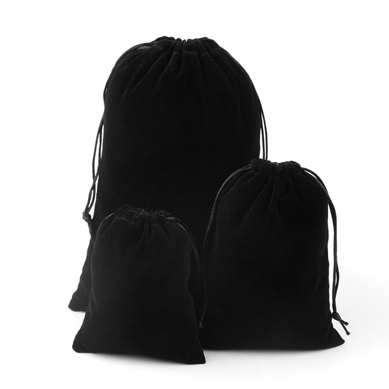 黑色大号绒布袋收纳袋抽绳袋束口袋防尘袋袋子小布袋酒Z店吹风机